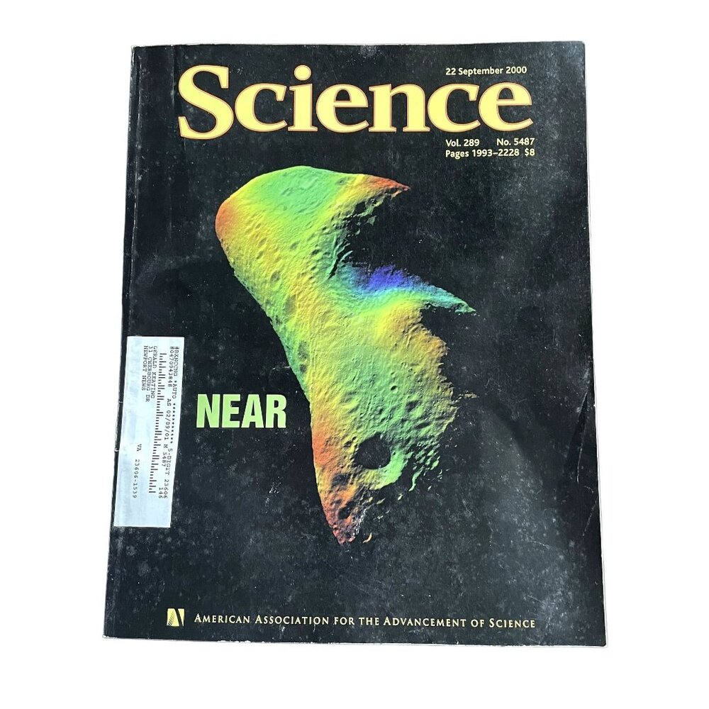 AAAS Science Magazine u Vol 289 No 5487 September 22 2000 Asteroid 433 Eros